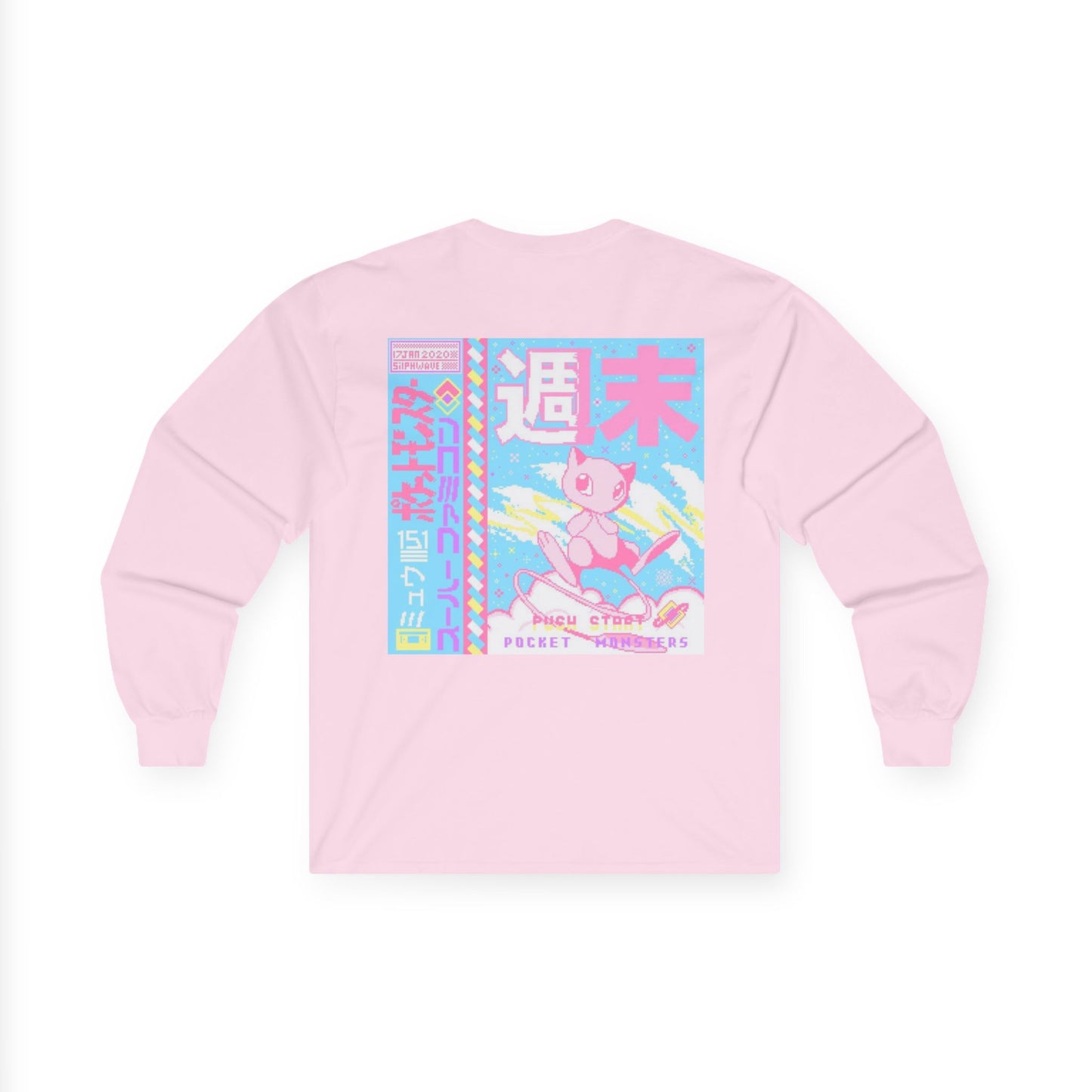 Cute Mew Long Sleeve Tee